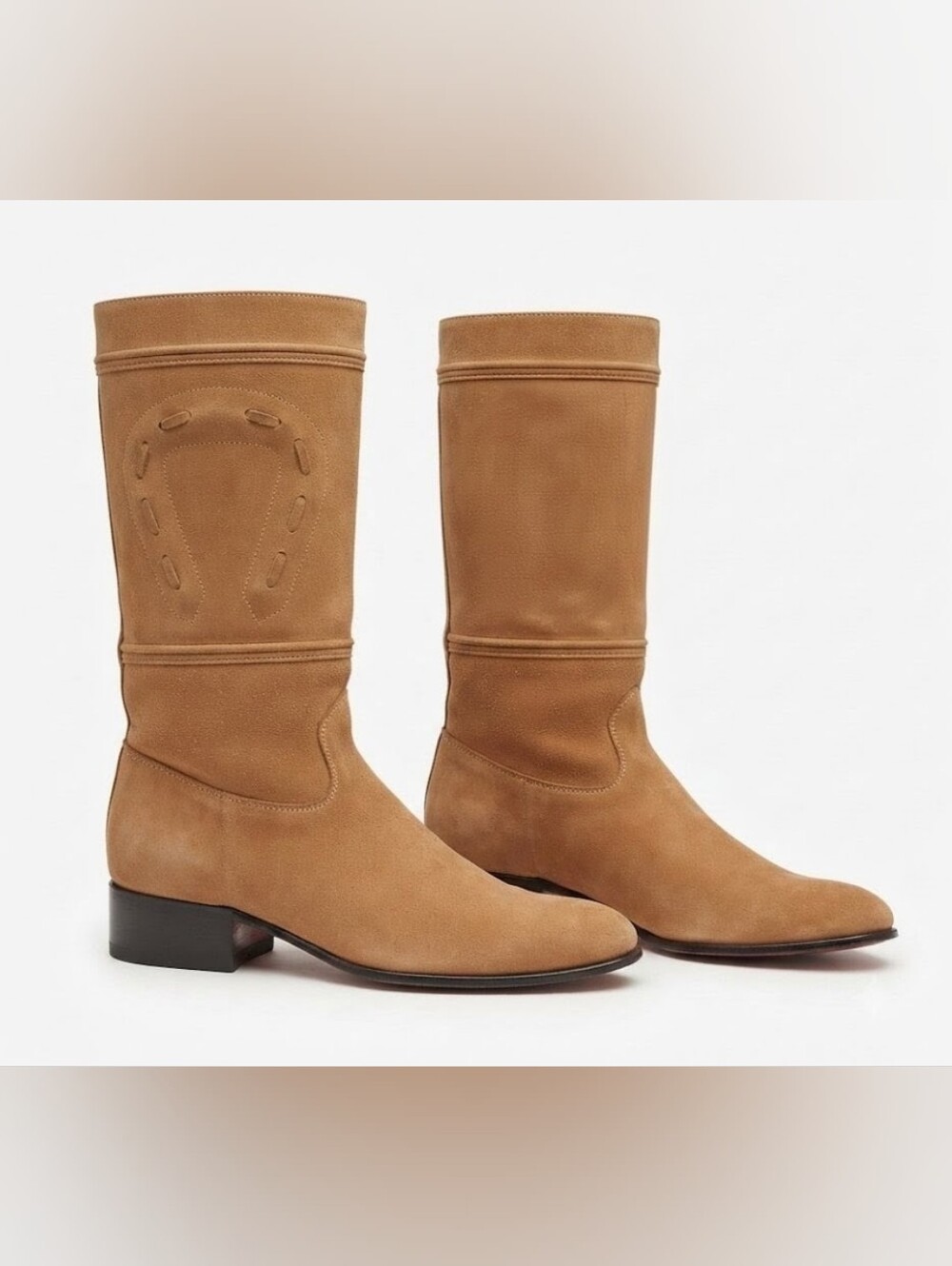 Escaramuza Women Suede Mid-Calf Boots Size 6